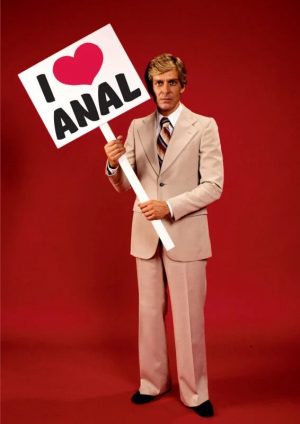 I Love Anal Greeting Card