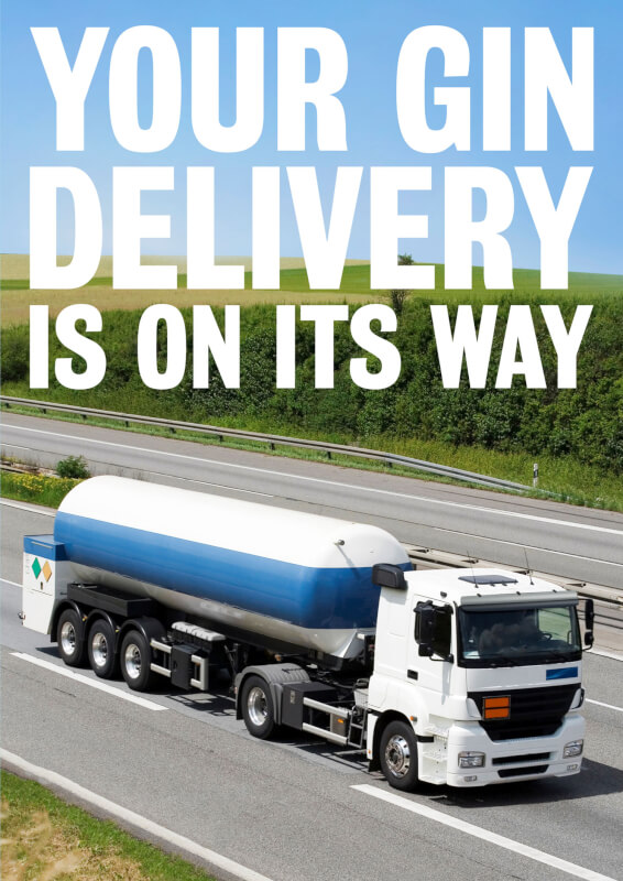 Your Gin Delivery Birthday Card