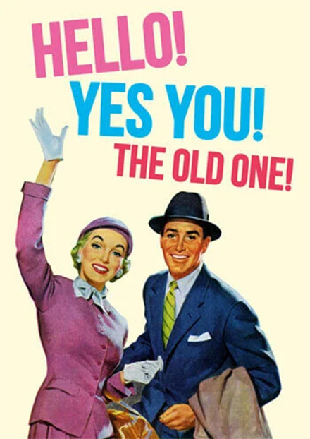 DME-09 hello yes you greeting card