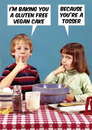 Gluten Free Vegan Birthday Card