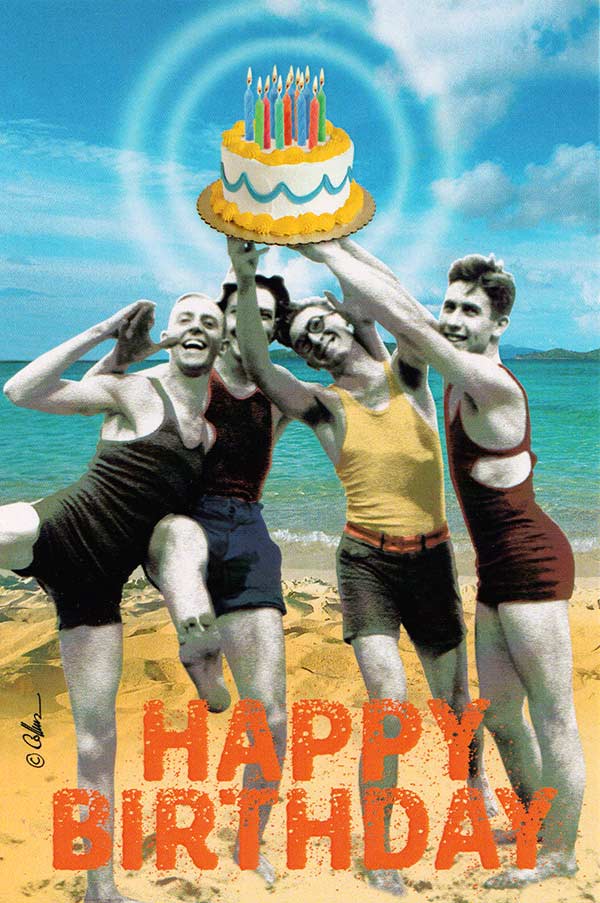 Retro Gay rayna collins card