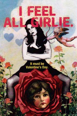 Girlie rayna collins valentines card