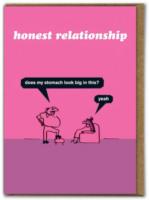 Honest Relationship Modern Toss Card