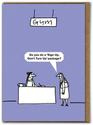 Don't Turn Up Modern Toss Card