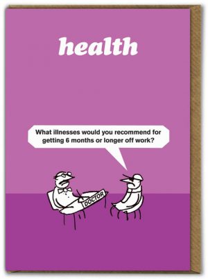 Time Off Modern Toss Card