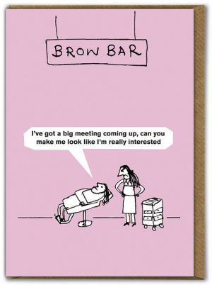 Bodywork Brow Bar Modern Toss Card