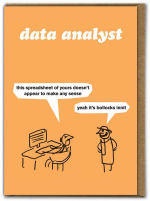 Data Analyst Modern toss Card