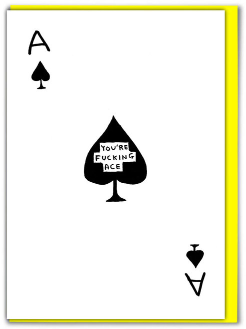 Fucking Ace David Shrigley card
