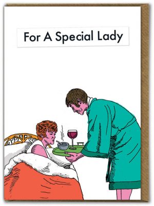 Special Lady Valentine Greeting Card