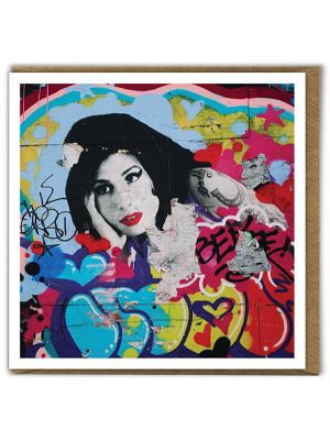 Street Art Graffiti Amy Card