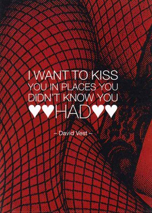 Kiss You valentine greeting card