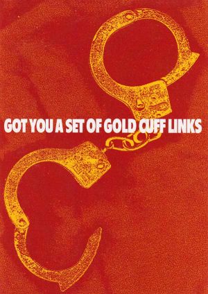 Gold Cuff Links greeting card