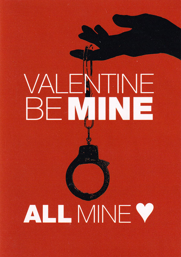 Be My Valentine fetish greeting card