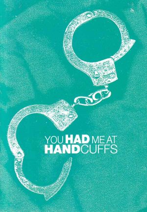Handcuffs fetish kinky greeting card