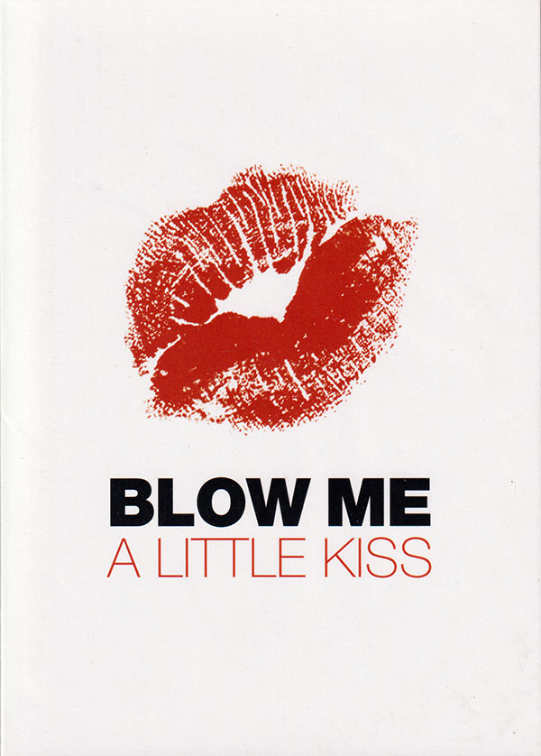 Blow Me Kiss greeting card
