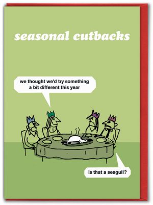 Seasonal Cutbacks Modern Toss Card