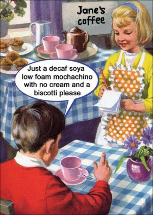 coffee lovers funny joke card