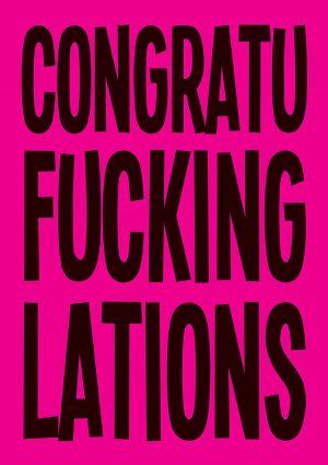 congratulation greeting card gift