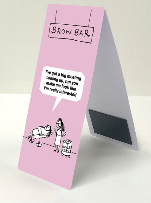 modern toss brow bar magnetic bookmarks