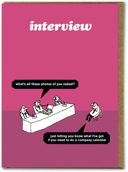 modern toss card company calendar