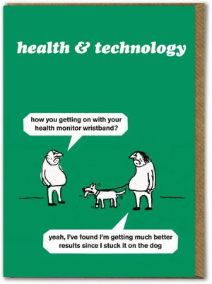 modern toss card health monitor