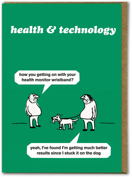 modern toss card health monitor