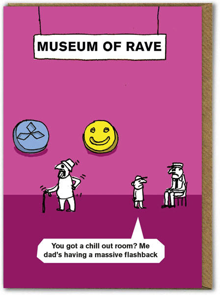 modern toss card museum of rave