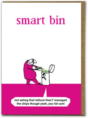 modern toss card smart bin