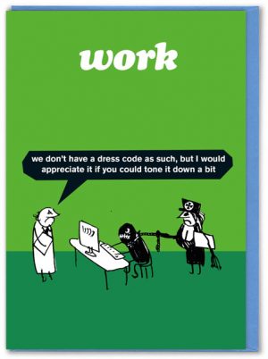 modern toss card work dress code