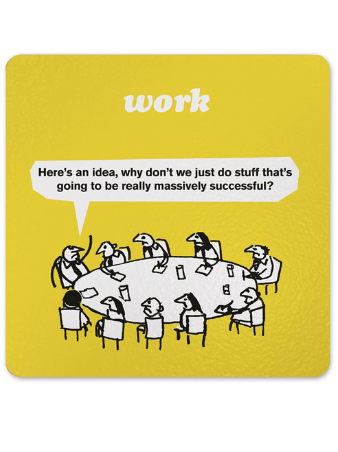 modern toss successful idea coaster