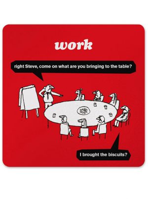 modern toss work biscuits coaster
