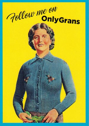 only grans kmk greetings card