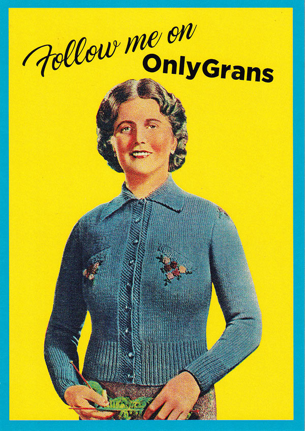 only grans kmk greetings card