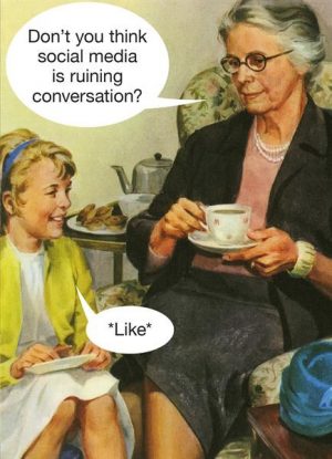 social media joke funny card