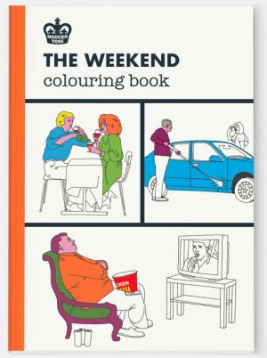 the weekend modern toss colouring book