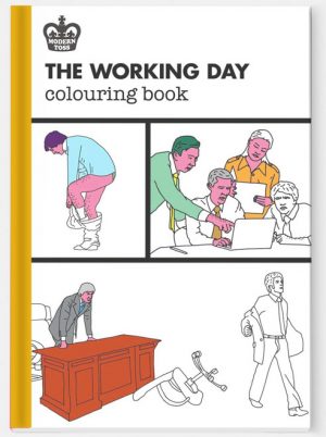the workday modern toss colouring book